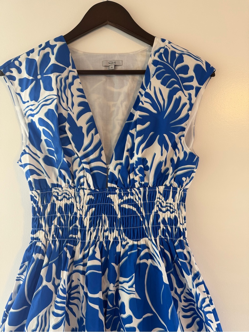 Rails Roxanne Blue and White Floral Midi Dress - Picture 2 of 15